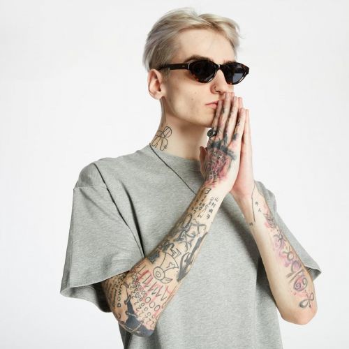 NikeLab Nrg SoloSwoosh Tee Dk Grey Heather/ White XS