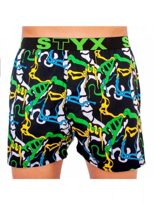 Pánské trenky Styx art sportovní guma jungle (B1157) M