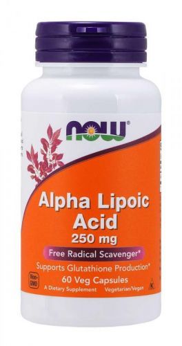 Kyselina alfa-lipoová 250 mg - NOW Foods