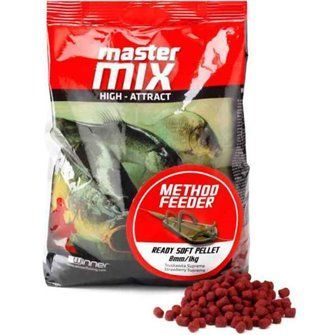 Method Feeder Ready Soft Pellet 8mm / 1kg, měkké pelety Squid&Orange