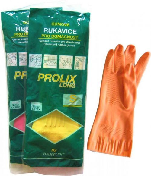 Rukavice úklidové latex XL  PROLIX LONG