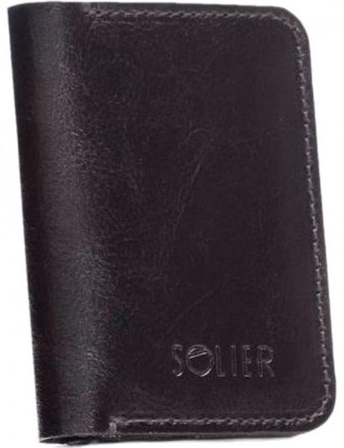Elegantní pánská peněženka značky solier sw16 dark brown
