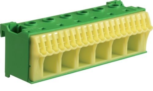 Blok bezšroubové PE svorkovnice, 26 svorek Hager KN26E