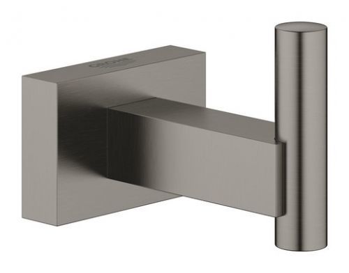 Háček Grohe ESSENTIALS Cube kartáčovaný Hard Graphite 40511AL1