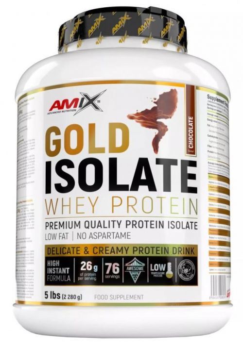 Amix Gold Whey Protein Isolate, Čokoláda 2280g