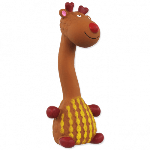 Hračka DOG FANTASY Latex žirafa mix 20 cm