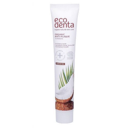 Ecodenta Organická zubní pasta proti zubnímu plaku (Anti-Plaque Toothpaste With Coconut Oil) 75 ml