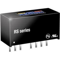 DC/DC měnič napětí do DPS RECOM RS-2412S, 12, 166 mA, 2 W, Počet výstupů 1 x