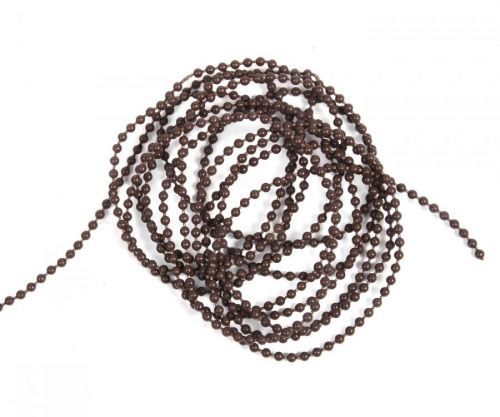 Řetízek ovládací na žaluzie - hnědý