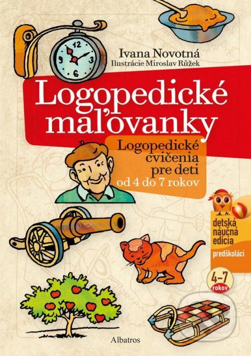 Logopedické maľovanky - Ivana Novotná, Miroslav Růžek (ilustrátor)