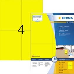 Herma 4396 etikety 105 x 148 mm papír žlutá 400 ks permanentní univerzální etikety inkoust, laser, kopie 100 Sheet A4