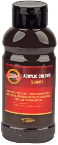 KOH-I-NOOR Acrylic Colour 500 ml 0610 Dark Brown