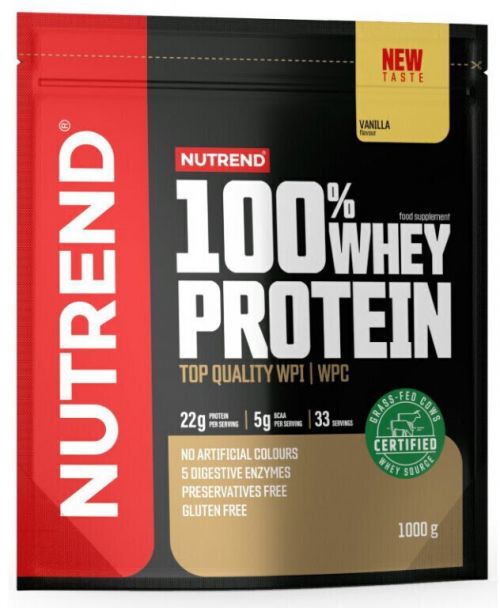 NUTREND 100% Whey Protein 1000 g Vanilla