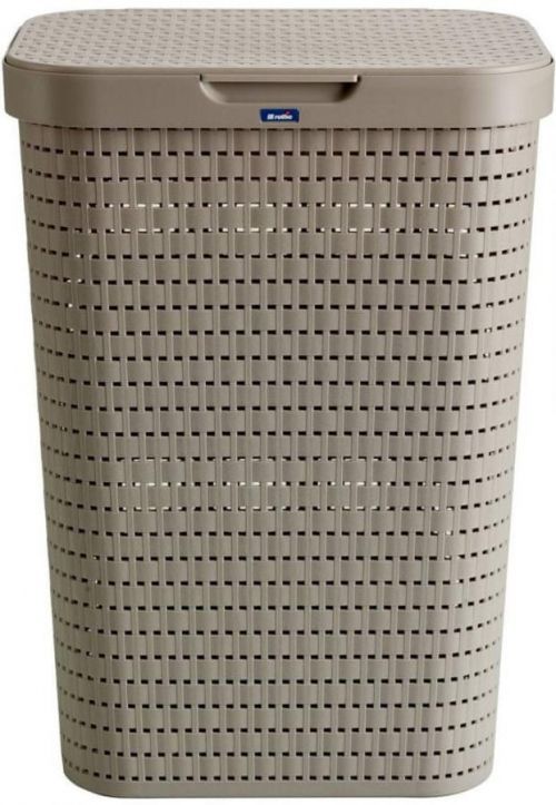 Rotho Koš na prádlo Hamper Country 55 l C, cappuccino