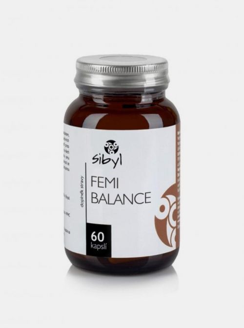 FemiBalance (Kyselina listová, vitamín b6, Andělika) Sibyl (60 kapslí)