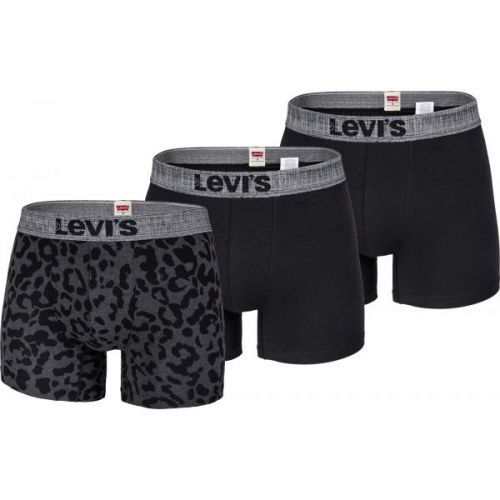 Levi's MEN BACK IN SESSION TRUNK 3P  S - Pánské boxerky