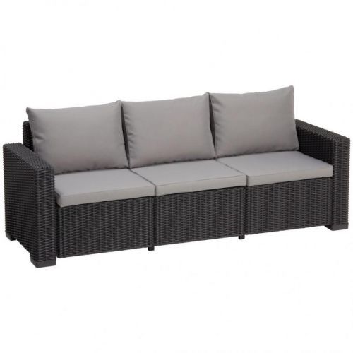 Ambia Garden RELAXAČNÍ POHOVKA, plast, textil - barvy grafitu, šedá