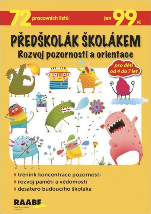 Předškolák školákem Rozvoj pozornosti a orientace - Gošová Věra, Brožovaná