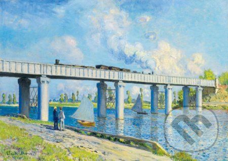 Claude Monet -Railway Bridge at Argenteuil, 1873 - Bluebird