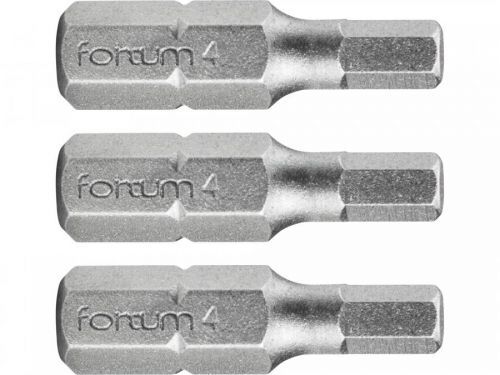 Hrot imbus sada 3ks, H 4x25mm, S2 FORTUM