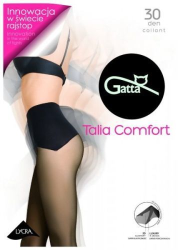 Gatta Talia Comfort 30 den punčochové kalhoty 1/2-XS/S Nero