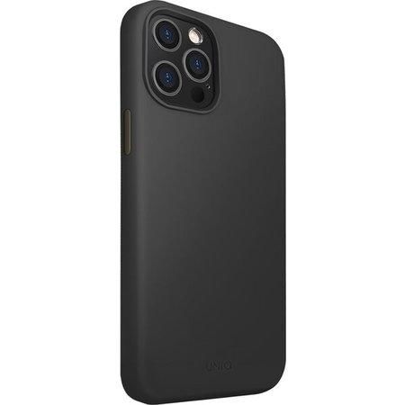 UNIQ Lino Hue Antimicrobial iPhone 12 Pro Max černý