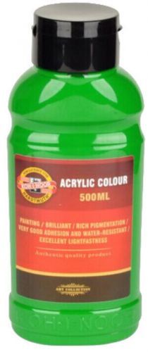 KOH-I-NOOR Acrylic Colour 500 ml 0520 Permanent Green