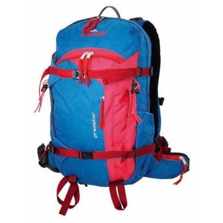 Doldy Predator 29l Cordura skialpinistický batoh Modrá/červená
