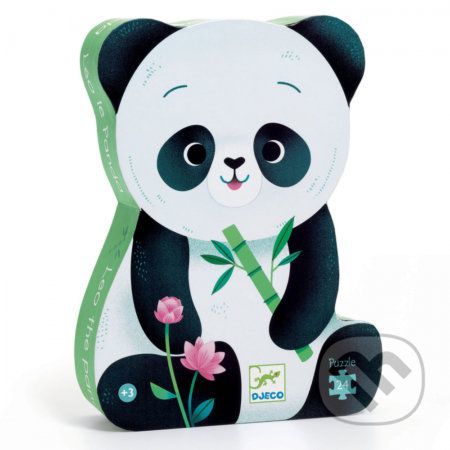 Siluetové puzzle – Panda Leo - Djeco