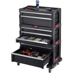 Dílenský vozík KETER se 7 zásuvkami černé KETER 238557, rozměry:(d x š x v) 59.9 x 37.8 x 59.9 cm, 13.9 kg