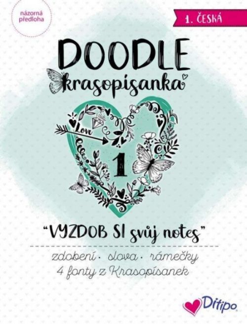 Ditipo Krasopísanky Doodle - Vyzdob si svůj notes 7240