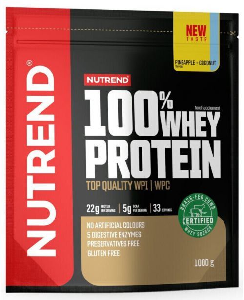 NUTREND 100% Whey Protein 1000 g Ananas/Kokos