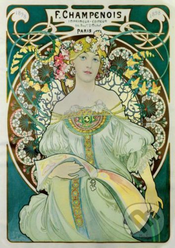 Mucha - Daydream, 1897 - Bluebird