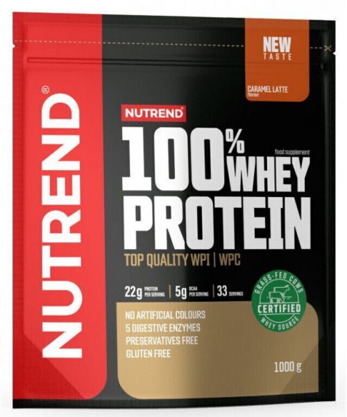 NUTREND 100% Whey Protein 1000 g Caramel Latté
