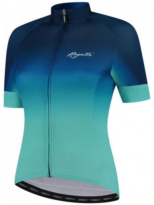 DREAM, dámský cyklistický dres kr. rukáv, modrá-tyrkysová M