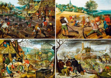 Pieter Brueghel the Younger - The Four Seasons - Bluebird