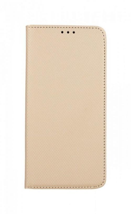 Pouzdro TopQ Samsung A42 Smart Magnet knížkové zlaté 56160