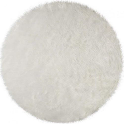 Béžový koberec Flair Rugs Sheepskin, ⌀ 120 cm