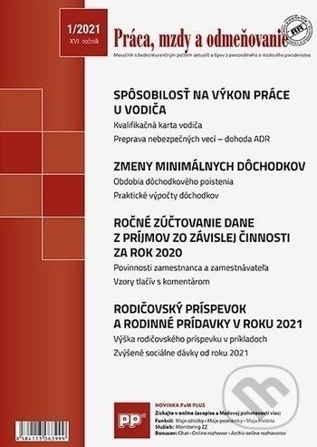 Práca, mzdy a odmeňovanie 1/2021 - Eurokódex