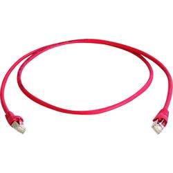 Síťový kabel RJ45 Telegärtner L00006A0042, CAT 6A, S/FTP, 20.00 m, červená