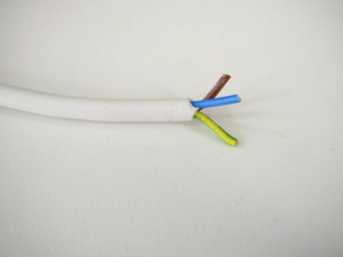 Kabel CYSY 3x0,75 kulatý bílý