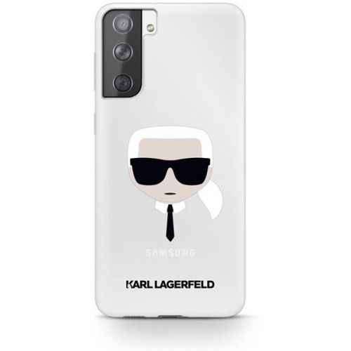 Karl Lagerfeld PC/TPU Head kryt Samsung Galaxy S21+ čirý