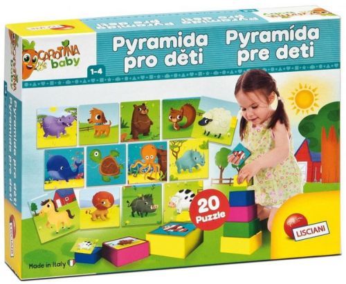 Lisciani Pyramida a puzzle pro děti