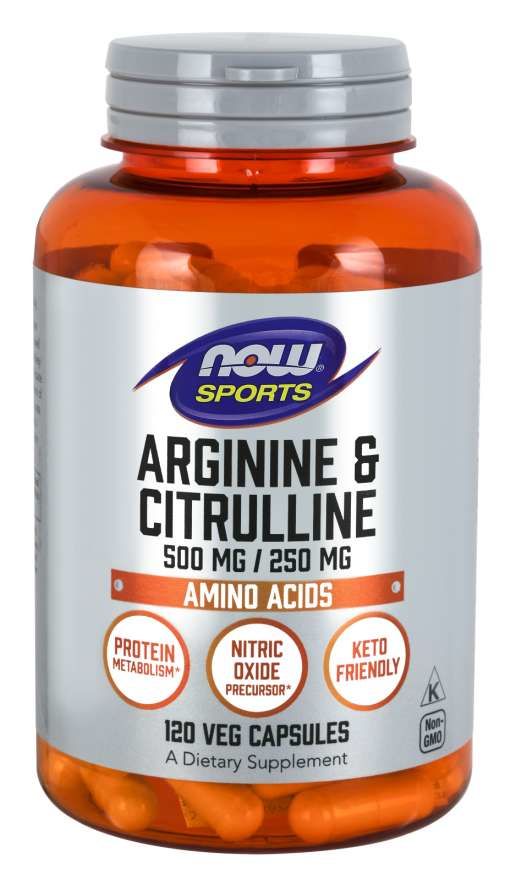 Arginin & Citrulin 500 mg / 250 mg - NOW Foods