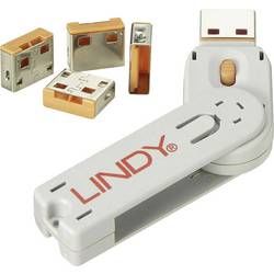 Zámek portu USB sada 4 ks LINDY N/A 40453