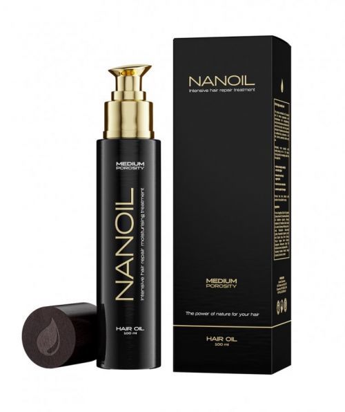Nanoil Medium Porosity Hair Oil Vlasový olej pro vlasy s střední porozitou 100 ml