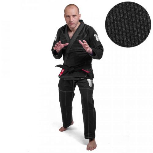 Fighter BJJ kimono Rice Straw - dětské - černá černá A00