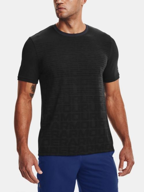 Under Armour Seamless Wordmark SS Black - M