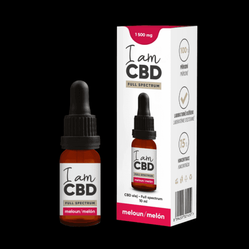 I am CBD Full spectrum olej 15% meloun 10ml