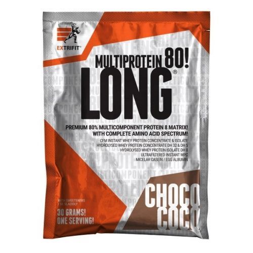 Extrifit Long 80 Multiprotein 30 g jahoda - banán